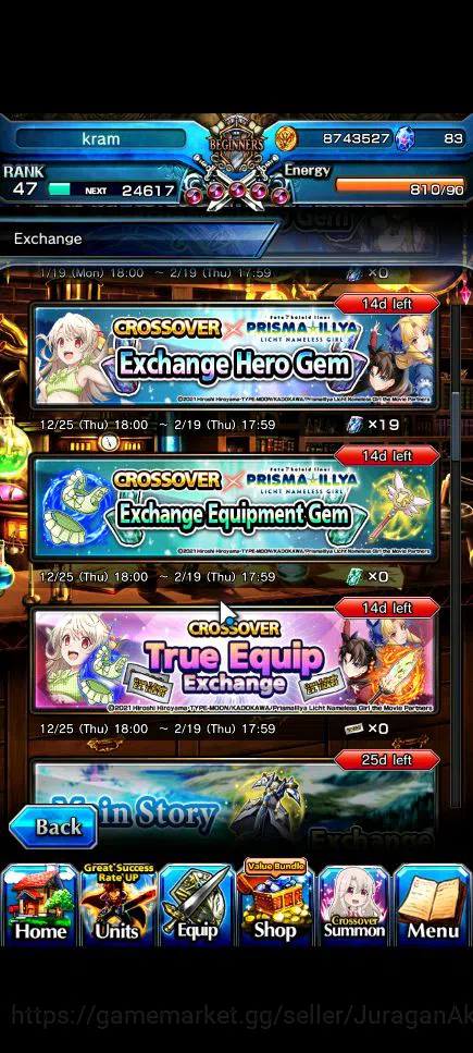 Grand Summoners Accounts Starter Global|Rank 47|5 Ascend|Summer Miyu,Summer Luvia&Rin,Chloe,Illya,Saber Alter|Lpot 106|Check 12