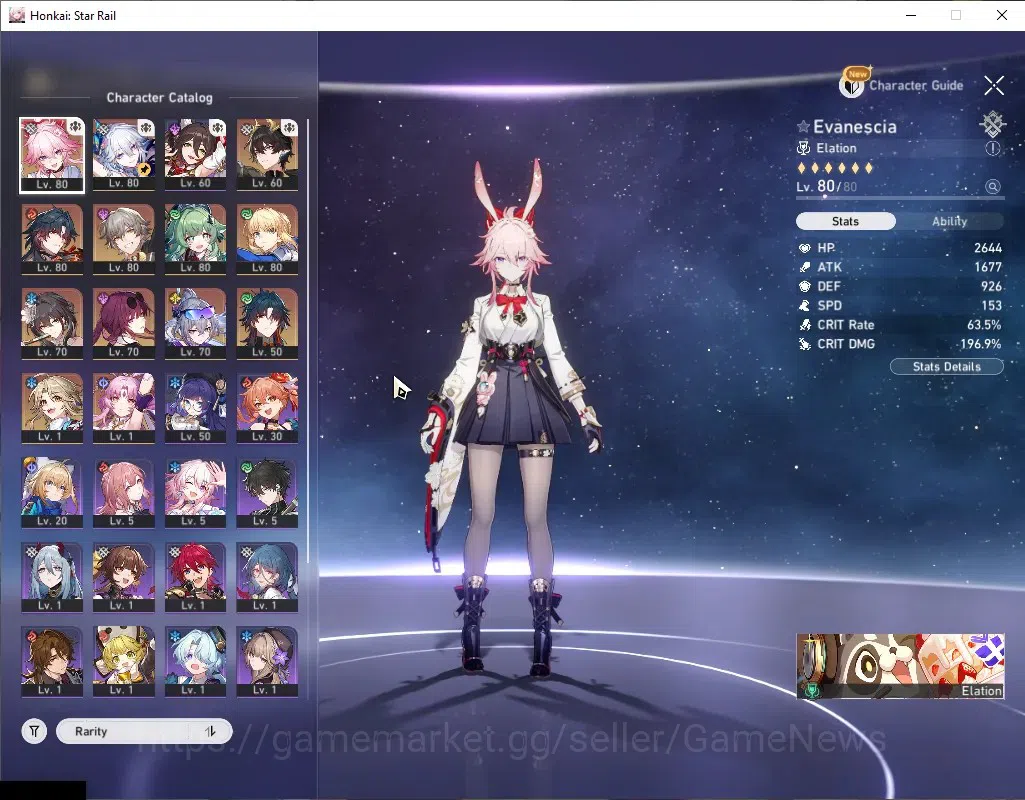 Honkai Star Rail Accounts Others Asia|TL 62|11 Limited|Mortenax Blade,Evanescia,SW 999,Saber,Yao Guang,Kafka,Robin,Blade,Fu 4