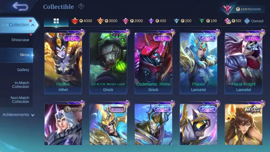 Mobile Legends: Bang Bang Accounts Global|Skin 452|Exalted|Legend Franco,PRIME Grange image 14