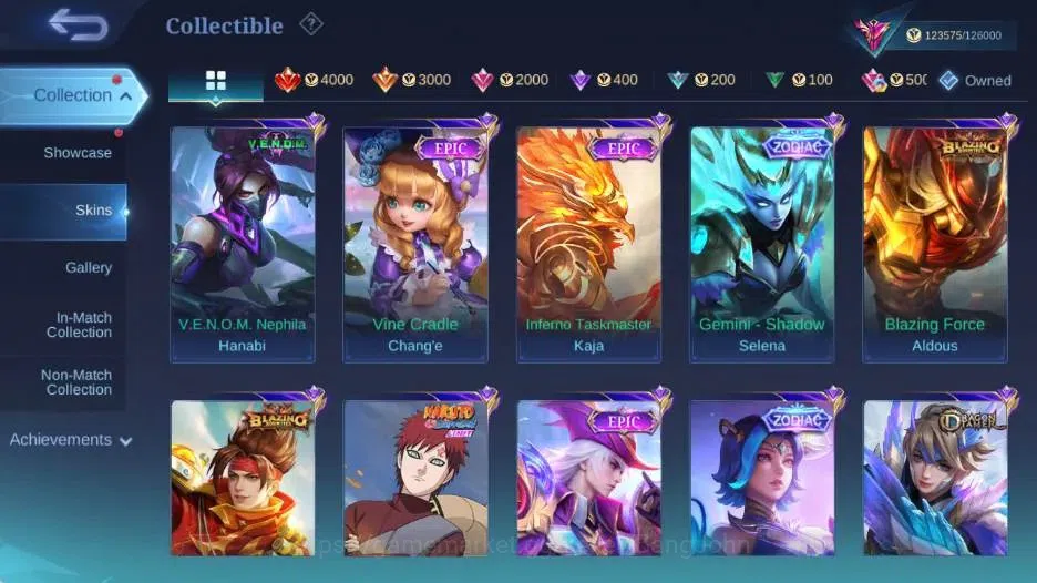 Mobile Legends: Bang Bang Accounts Global|Skin 452|Exalted|Legend Franco,PRIME Grange image 17