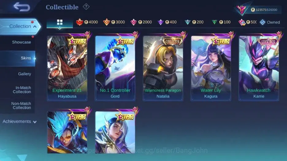 Mobile Legends: Bang Bang Accounts Global|Skin 452|Exalted|Legend Franco,PRIME Grange image 7