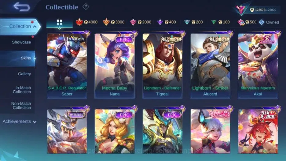Mobile Legends: Bang Bang Accounts Global|Skin 452|Exalted|Legend Franco,PRIME Grange image 9