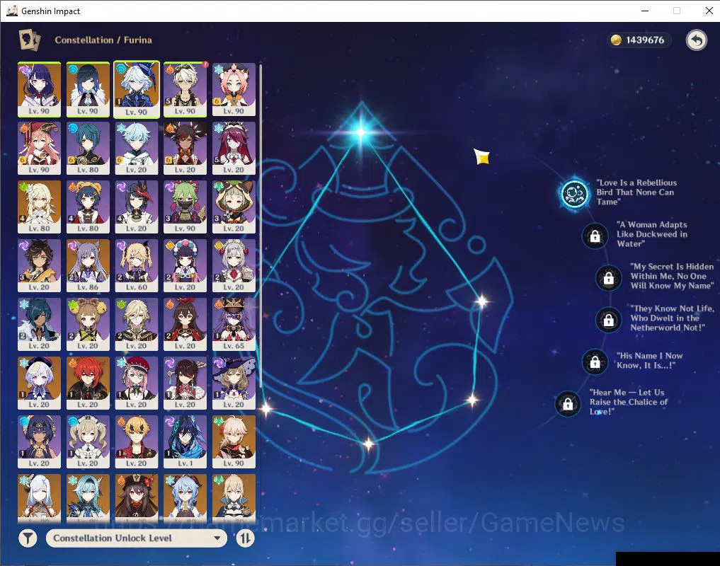 Genshin Impact Accounts Mid Game ASIA|AR 58|Free HSR 5