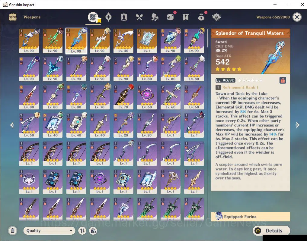 Genshin Impact Accounts Mid Game ASIA|AR 58|Free HSR 6