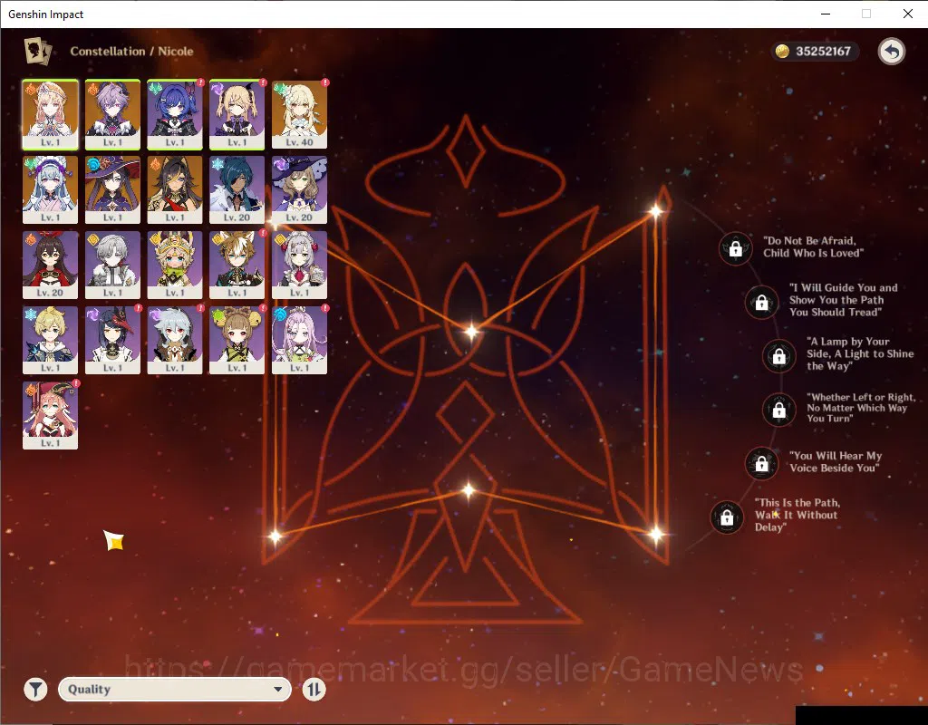 Genshin Impact Accounts EU|AR 55|2Limited +4(*5Weapon)|[Nicole|,Durin]+Sig image 4