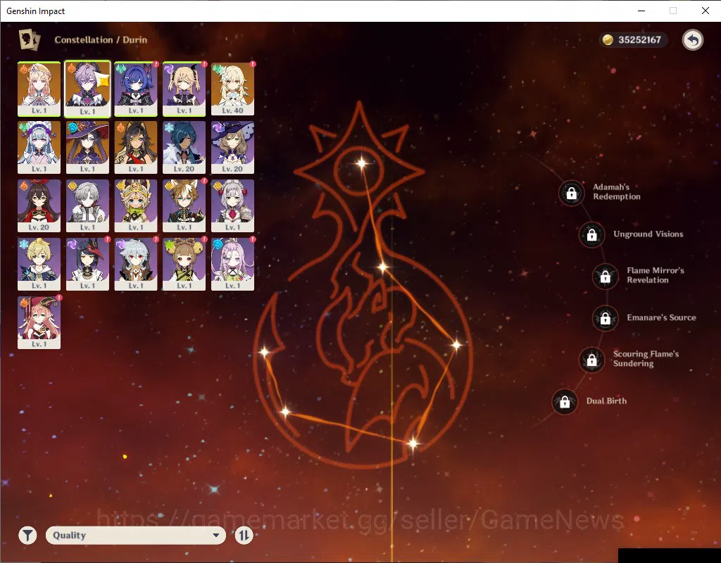 Genshin Impact Accounts EU|AR 55|2Limited +4(*5Weapon)|[Nicole|,Durin]+Sig image 5