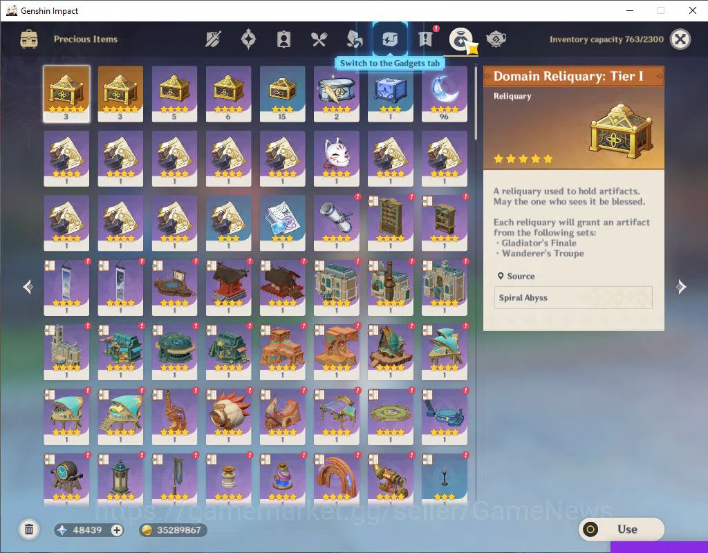 Genshin Impact Accounts EU|Ready Gacha|AR 55|48000 Primogem + 60 IF + 103  image 11