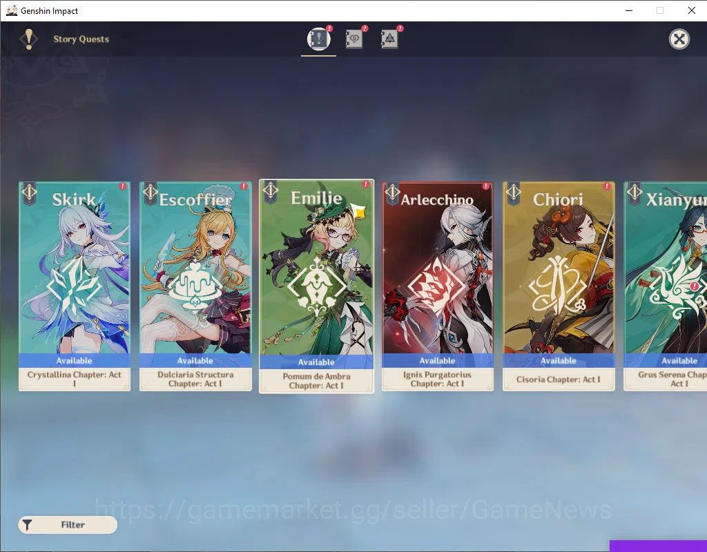 Genshin Impact Accounts EU|Ready Gacha|AR 55|48000 Primogem + 60 IF + 103  image 14