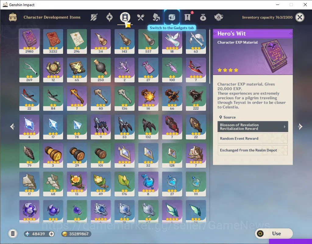 Genshin Impact Accounts EU|Ready Gacha|AR 55|48000 Primogem + 60 IF + 103  image 8