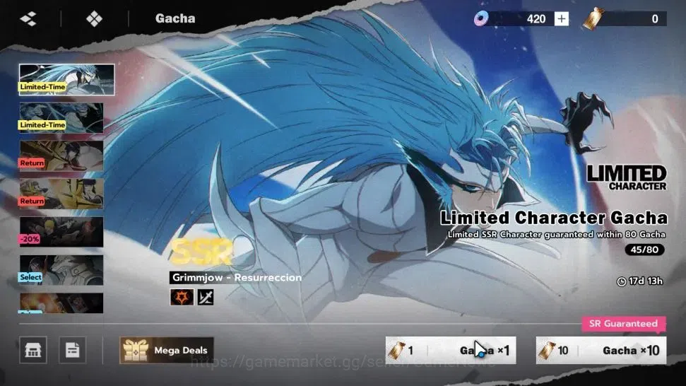 BLEACH: Soul Resonance Accounts Crunchyroll NA |Fresh Starter LV 3|2 SSR Byakuya K image 11