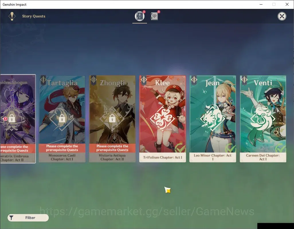 Genshin Impact Accounts EUROPA |AR 44 |1 Limited + 2 (*5 Standard) |Durin  image 13