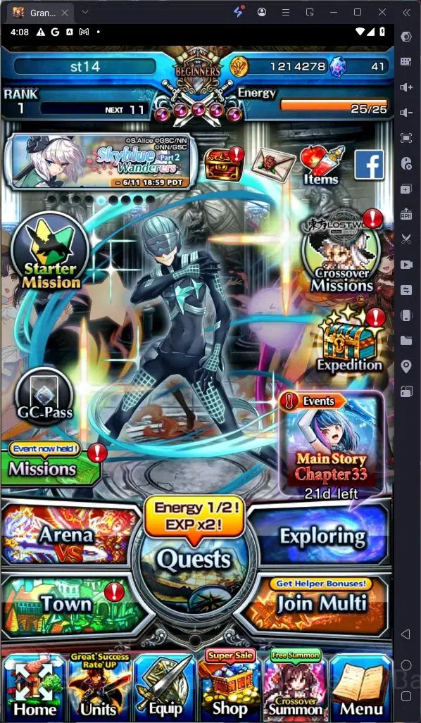 Grand Summoners Accounts Global | Rank 1 |Summer Miyu, Houka Inumuta, Piani image 4
