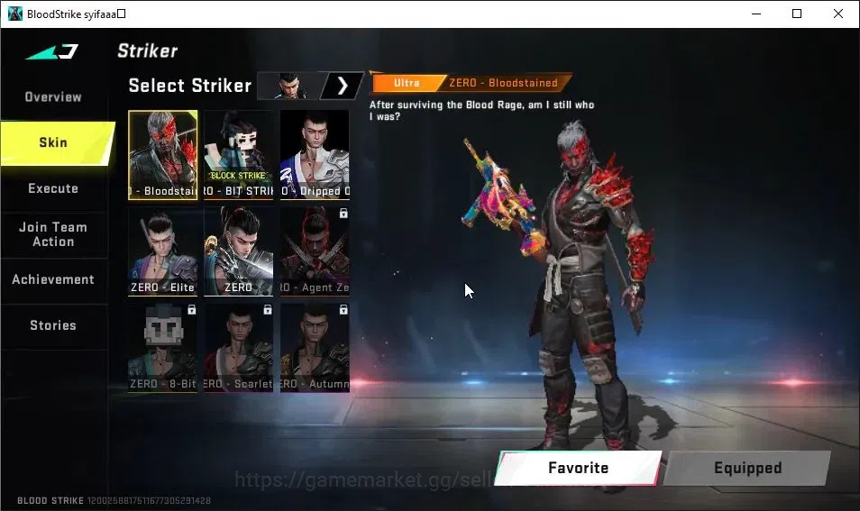 Blood Strike Accounts ASIA|ETERNAL DEagle-Scorpius|12 ULTRA[EMMA,ZERO,UM image 5