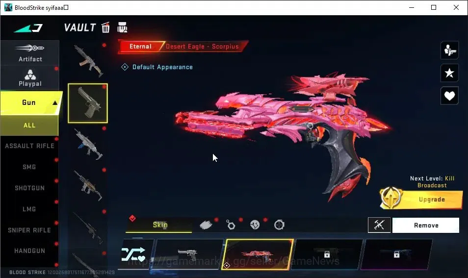 Blood Strike Accounts ASIA|ETERNAL DEagle-Scorpius|12 ULTRA[EMMA,ZERO,UM image 7
