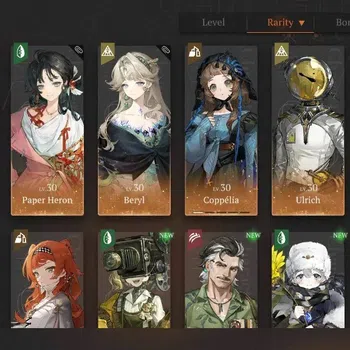 Reverse: 1999 Accounts Starter GLOBAL|Lv 5|7 (*6 Crew) 3 Limited|Rhiannon P2,Paper Heron,Beryl|Coppelia P1,Ulrich,J,An-an