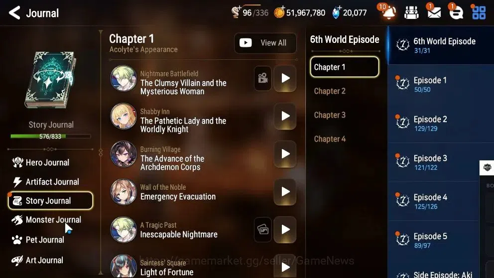 Epic Seven Accounts Starter Global UnVerif|NewEra|20 ML(Rih&Luc,Eilynav,RoLight,Etc)+Ab Fumyr[SPD 299],Rinak,etc|PoH ON|20K 14