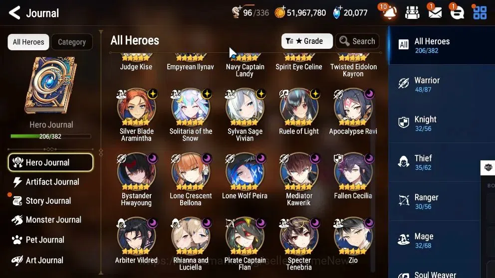 Epic Seven Accounts Starter Global UnVerif|NewEra|20 ML(Rih&Luc,Eilynav,RoLight,Etc)+Ab Fumyr[SPD 299],Rinak,etc|PoH ON|20K 7