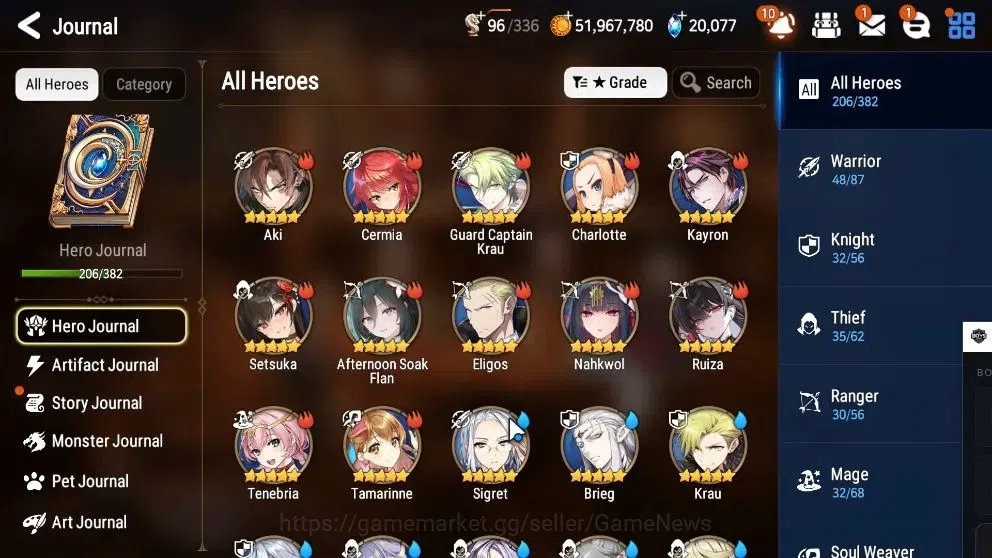 Epic Seven Accounts Starter Global UnVerif|NewEra|20 ML(Rih&Luc,Eilynav,RoLight,Etc)+Ab Fumyr[SPD 299],Rinak,etc|PoH ON|20K 8