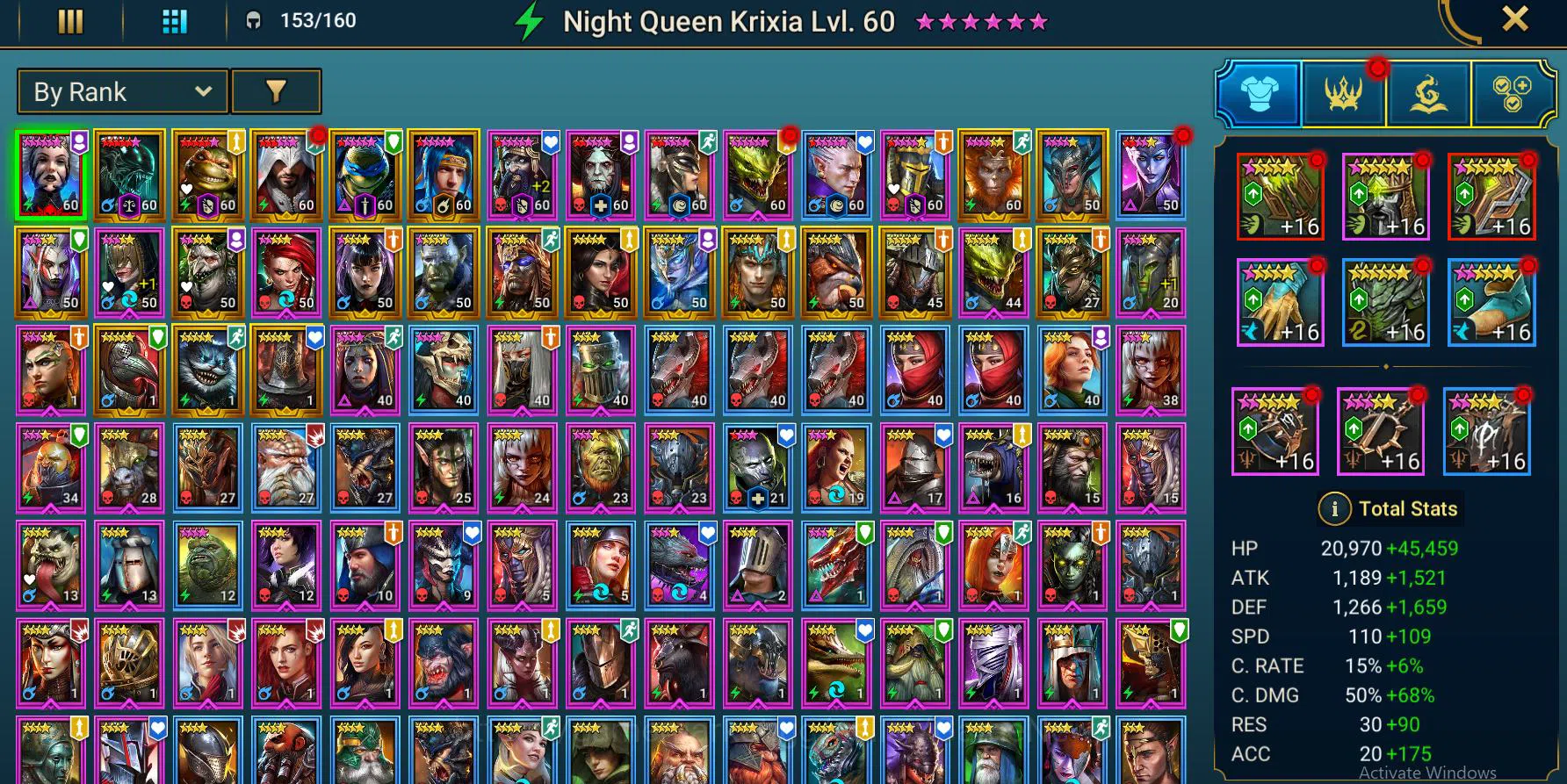 Raid: Shadow Legends Accounts Mid-Game Lv 58 Pwr 1,7M|1 Myth Krixia+Combo Turtle(Michelangelo,LeoNardo) 21 Legend+2 Key 3