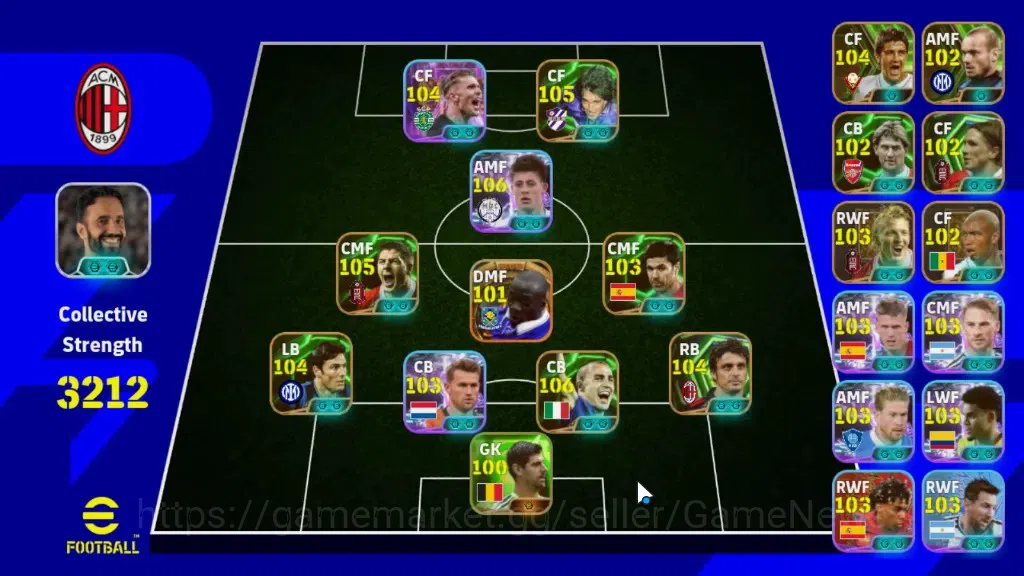 eFootball Accounts Android|BigTime Ruud van Nistelrooij,Claude Makele image 1
