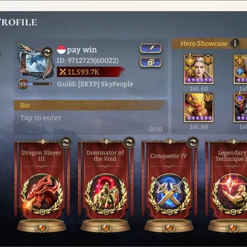 Watcher of Realms Accounts Others Global 60xx|Power 11,5M|14 Lord:Ingrid A5,Kigiri A5,Etc|121 Legend:SunWukng A5,Volka