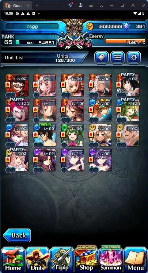 Grand Summoners Accounts Global | Rank 65 | Aira TW, Shizu TW, Sanosuke Sag image 5