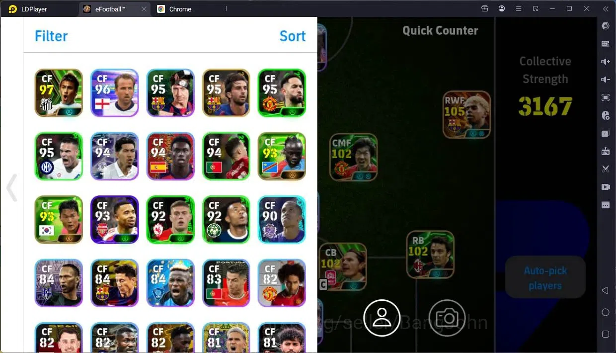eFootball Accounts Legends & Iconic Players Mobile|PW 3167|Legend Ferrer|Bigtime Yamal,Forlan|Epic Kaka,JiSung,Oddo Etc|SHW 2