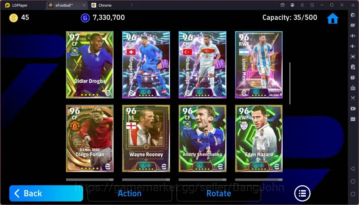 eFootball Accounts Legends & Iconic Players Mobile|PW 3167|Legend Ferrer|Bigtime Yamal,Forlan|Epic Kaka,JiSung,Oddo Etc|SHW 5