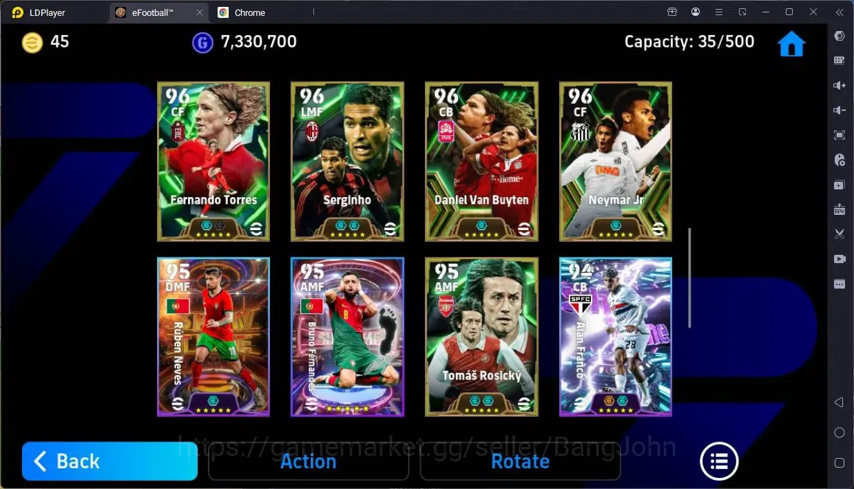 eFootball Accounts Legends & Iconic Players Mobile|PW 3167|Legend Ferrer|Bigtime Yamal,Forlan|Epic Kaka,JiSung,Oddo Etc|SHW 6