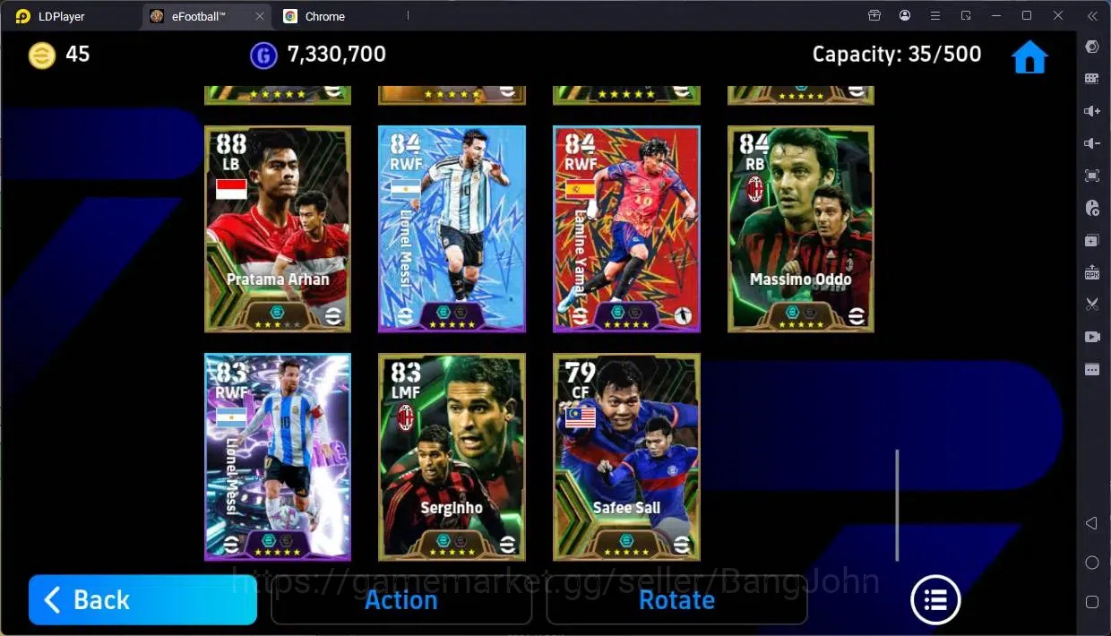 eFootball Accounts Legends & Iconic Players Mobile|PW 3167|Legend Ferrer|Bigtime Yamal,Forlan|Epic Kaka,JiSung,Oddo Etc|SHW 8