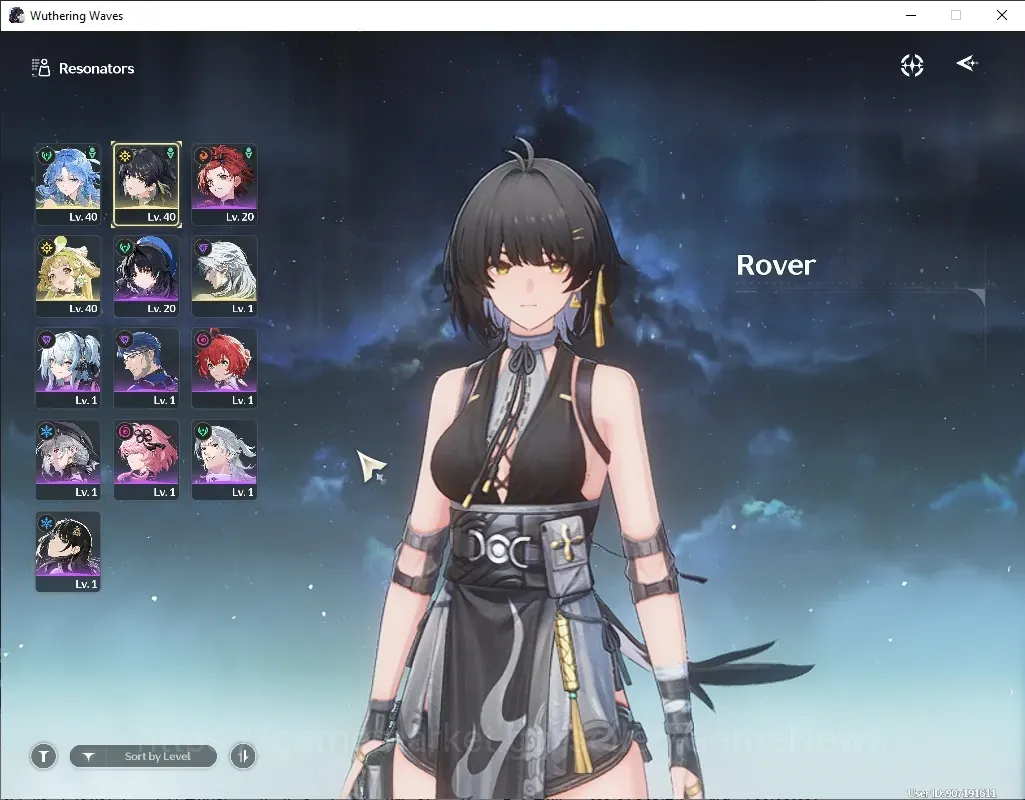 Wuthering Waves Accounts Starter SEA |UL 20|1 Limited|Qingxiao+Sign & 2 Standard Verina,Calcharo|DB Lvl 7|Female MC|Low 1