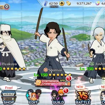Bleach: Brave Souls Accounts Starter Global |52K BP+6K Orb|Fresh Story|Zangetsu Speed,(Byakuya,Rukia,Robert)TYBW24,Shunsui