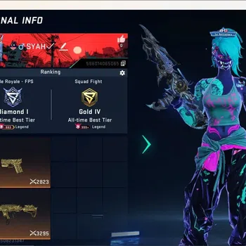 Blood Strike Accounts Collab Skin ASIA|2 Eternal Gun:Uzi-StarChaser&Kar98k-Netherflame|3 Ultra Melee:Dualblades&Shuriken|4