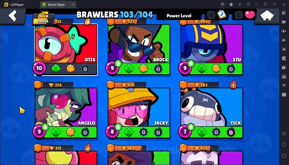 Brawl Stars Accounts Global | 39535 Thropy|103 Brawler|42 Max 37 Max Hypercharge|12276 Bling|Skin 7 Hyper,5 Legendary 13