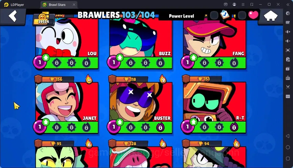 Brawl Stars Accounts Global | 39535 Thropy|103 Brawler|42 Max 37 Max Hypercharge|12276 Bling|Skin 7 Hyper,5 Legendary 18
