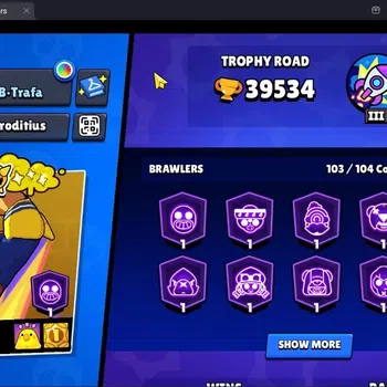 Brawl Stars Accounts Global | 39535 Thropy|103 Brawler|42 Max 37 Max Hypercharge|12276 Bling|Skin 7 Hyper,5 Legendary