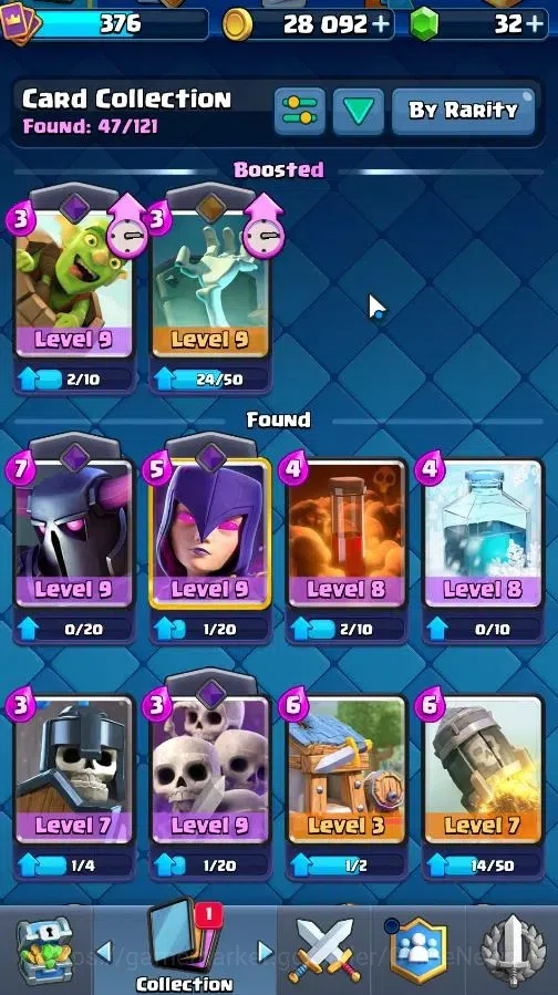 Clash Royale Accounts Lvl 376|KTL 9|Trophy 3334|Card 51/121|Limited Skin image 13