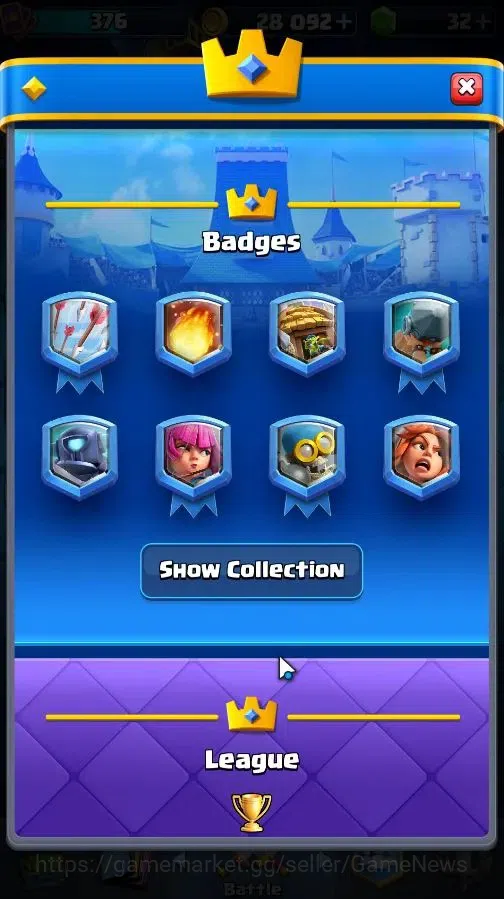 Clash Royale Accounts Lvl 376|KTL 9|Trophy 3334|Card 51/121|Limited Skin image 4