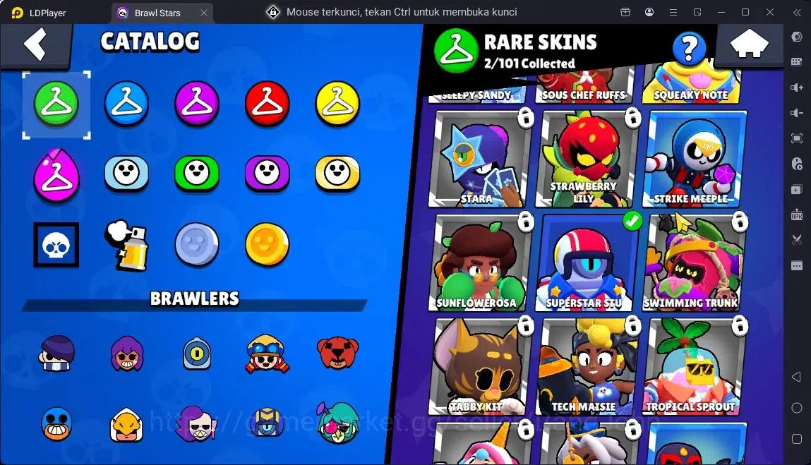Brawl Stars Accounts Global |Trophy 379| 12 Brawler|1 Max hypercharge(Rico)|1150 Bling|56 Gems|2 Rare,1 Epic Skins 8
