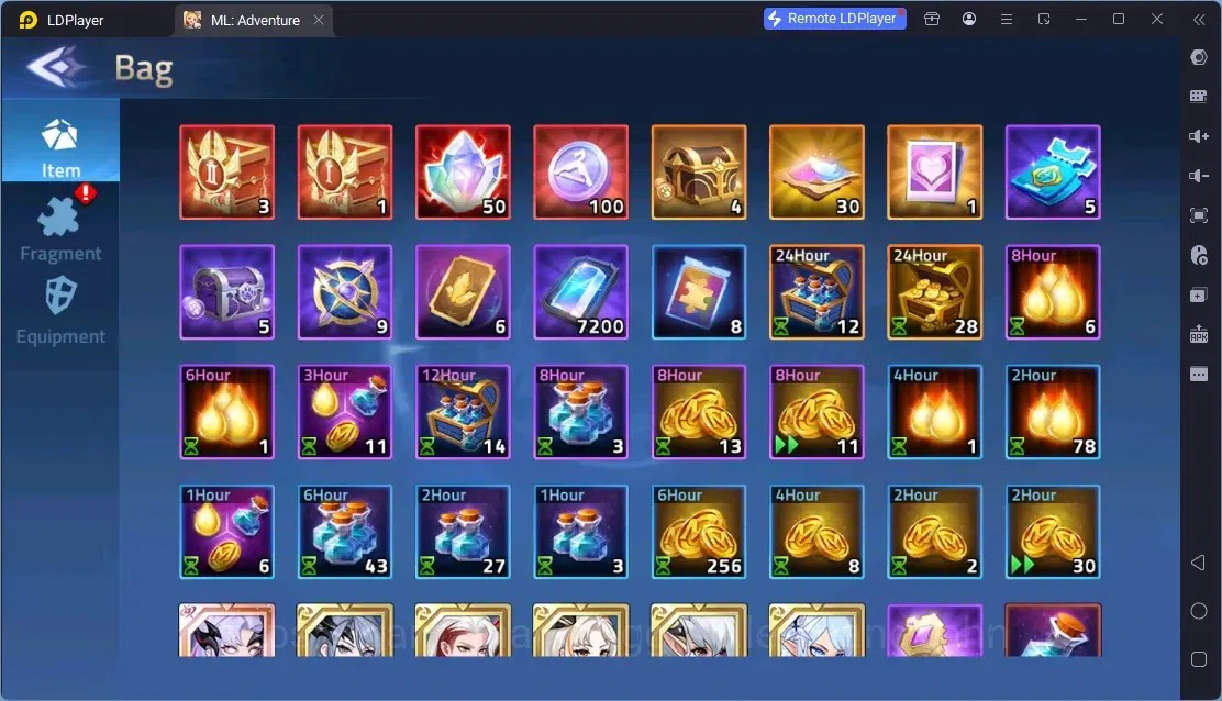 Mobile Legends: Adventure Accounts Global |LV 119|6,3M Power|VIP 7|Camp 35-21|Hero 147|4Awaken|2UR|1 Epic|8 Rare| Detail 20