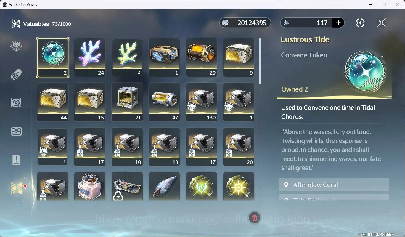 Wuthering Waves Accounts NA|UL 49|RANK 5|3 Limited Character:Lucilla, Rebec image 10