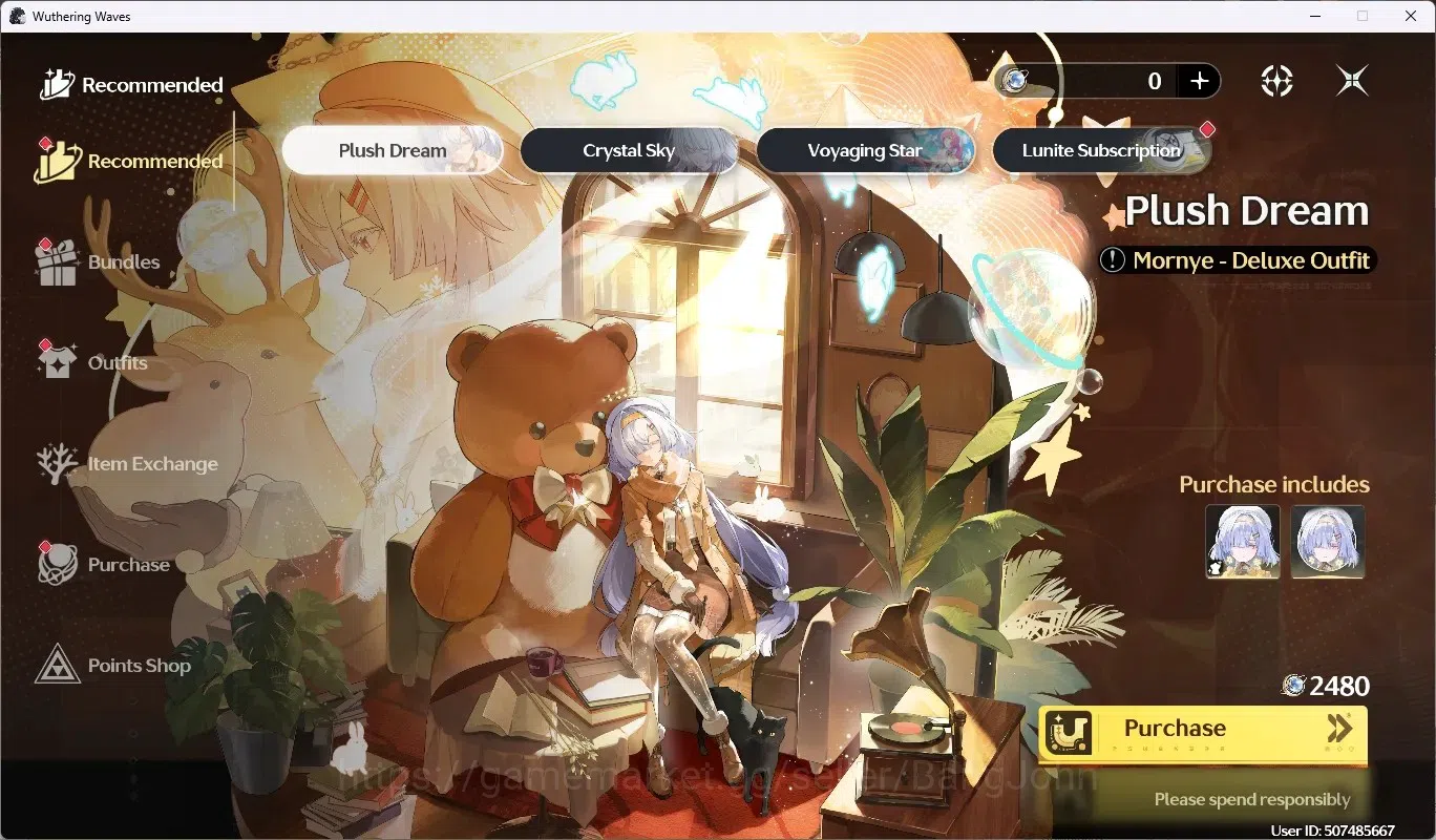 Wuthering Waves Accounts NA|UL 49|RANK 5|3 Limited Character:Lucilla, Rebec image 12