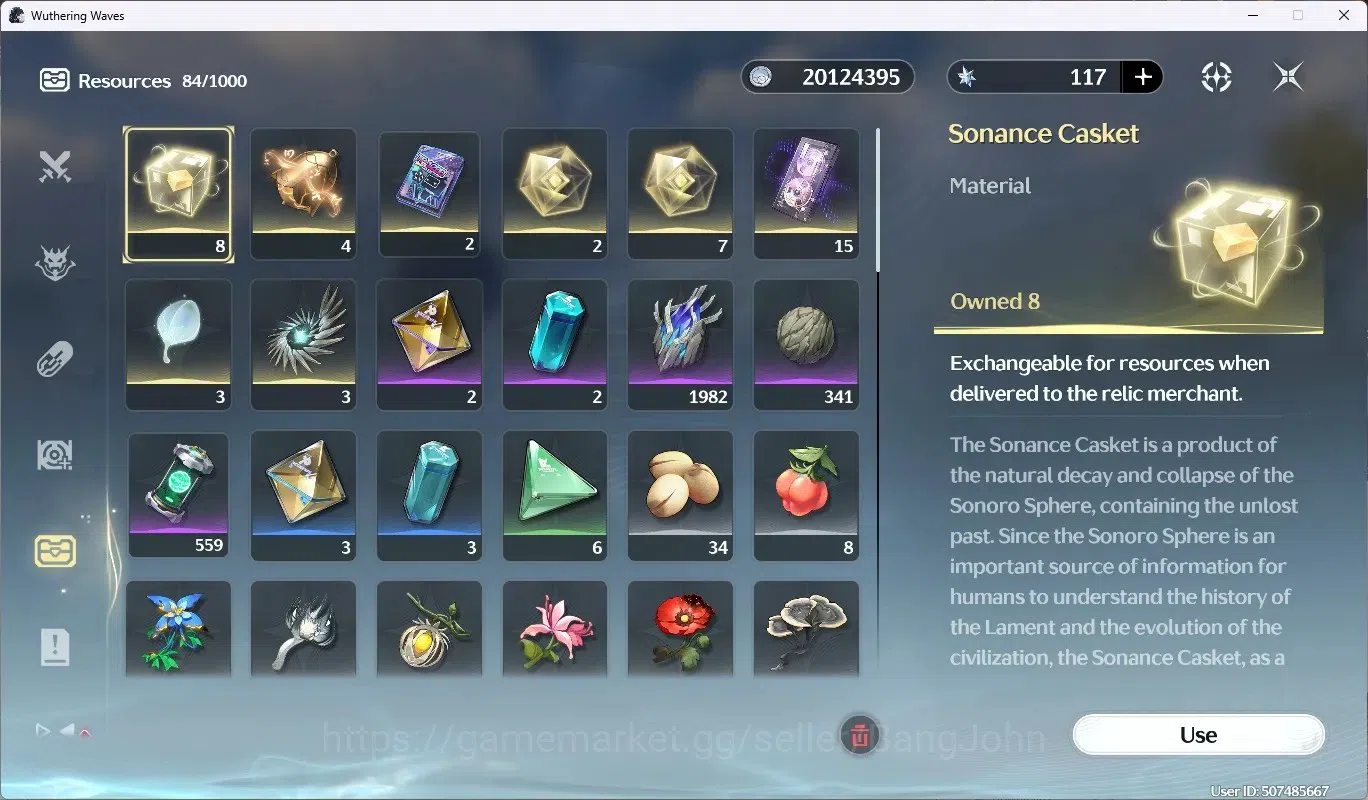 Wuthering Waves Accounts NA|UL 49|RANK 5|3 Limited Character:Lucilla, Rebec image 8