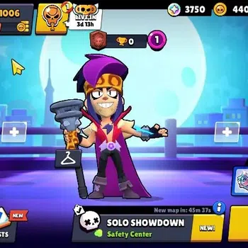 Brawl Stars Accounts 1006 Trophy|17 Brawlers 3 Max Lvl [Edgar,Frank,Shelly]|2 Epic Skins [Ascended 8 Bit]|3K Bling 3K PP|CN