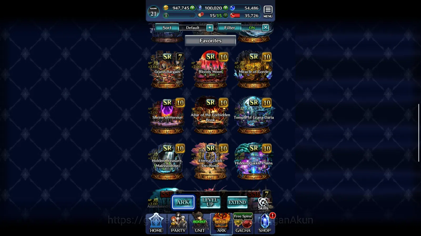 Last Cloudia Accounts Mid‑Game GLOBAL Rank21|100k Crystal|G Lilaha,Aog Labyreth,PoG Mia,P Lilah,EA Phal+Other|1 UR+2 SSR 6