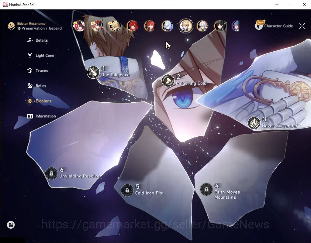 Honkai Star Rail Accounts Asia|TL 70|1 GCS|Eru Team|20 Limited|[Anaxa E1,Hya image 10