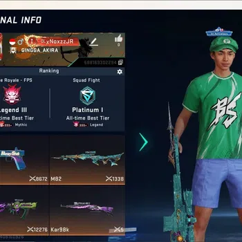 Blood Strike Accounts Collab Skin ASIA|Evo:Fal-Evolved|6 Collab Gun [7DS]|2 Limited Gun|9 Ultra Gun|Eternal