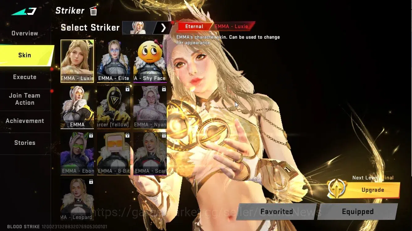 Blood Strike Accounts ASIA|ETERNAL [EMMA-Luxie,M4A1-Blight,DEagle]|COLLA image 4