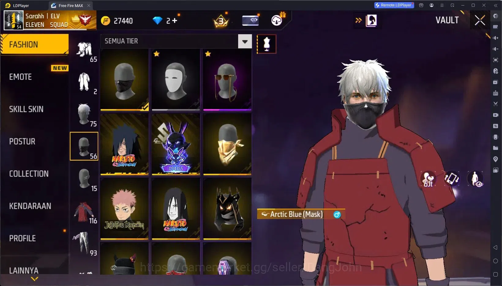 Free Fire Accounts Indonesia | 4 Evo(XM8 Lv4,M60 Lv4,P90 Lv4,SCAR Lv4 image 12