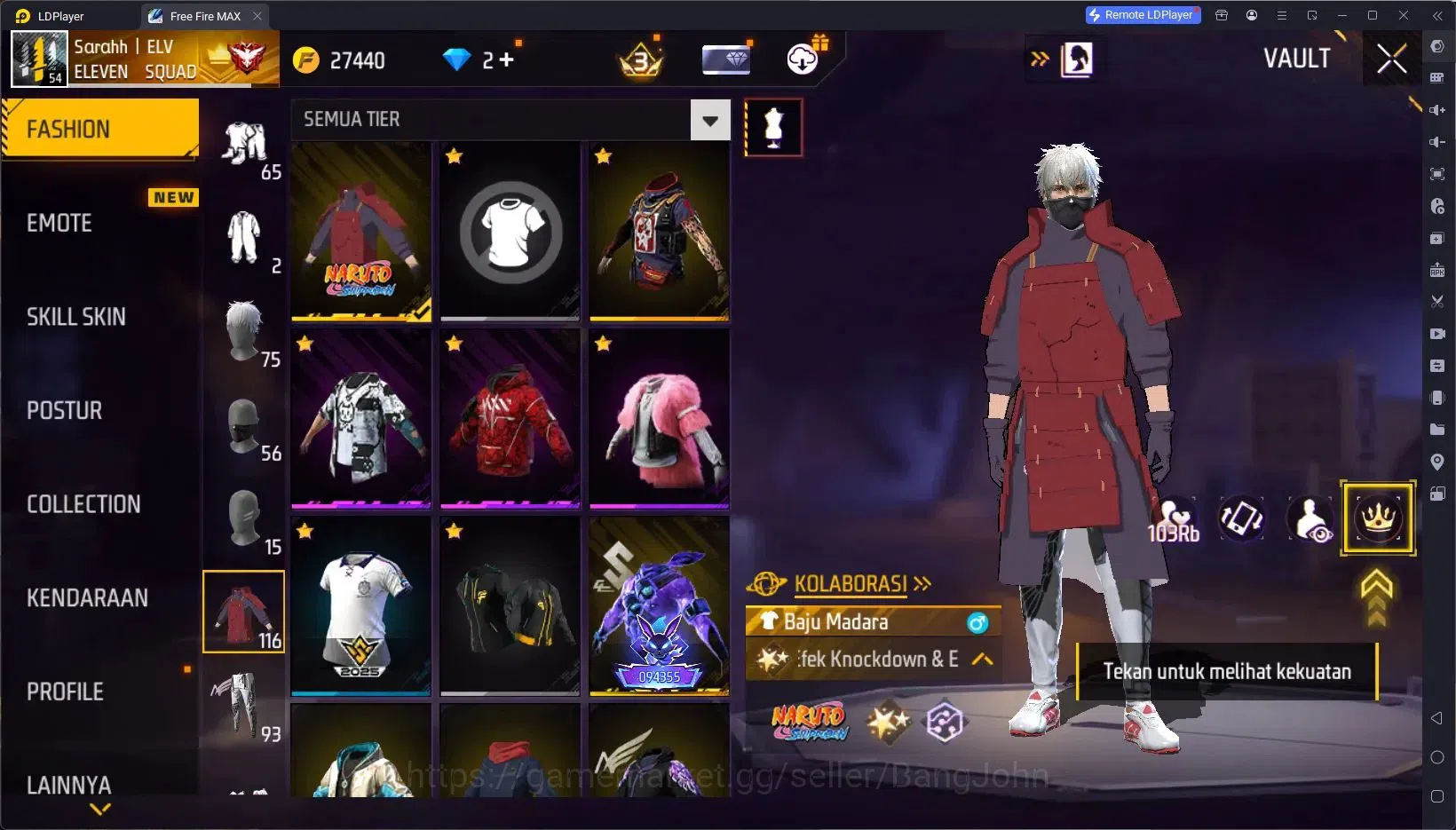 Free Fire Accounts Indonesia | 4 Evo(XM8 Lv4,M60 Lv4,P90 Lv4,SCAR Lv4 image 14